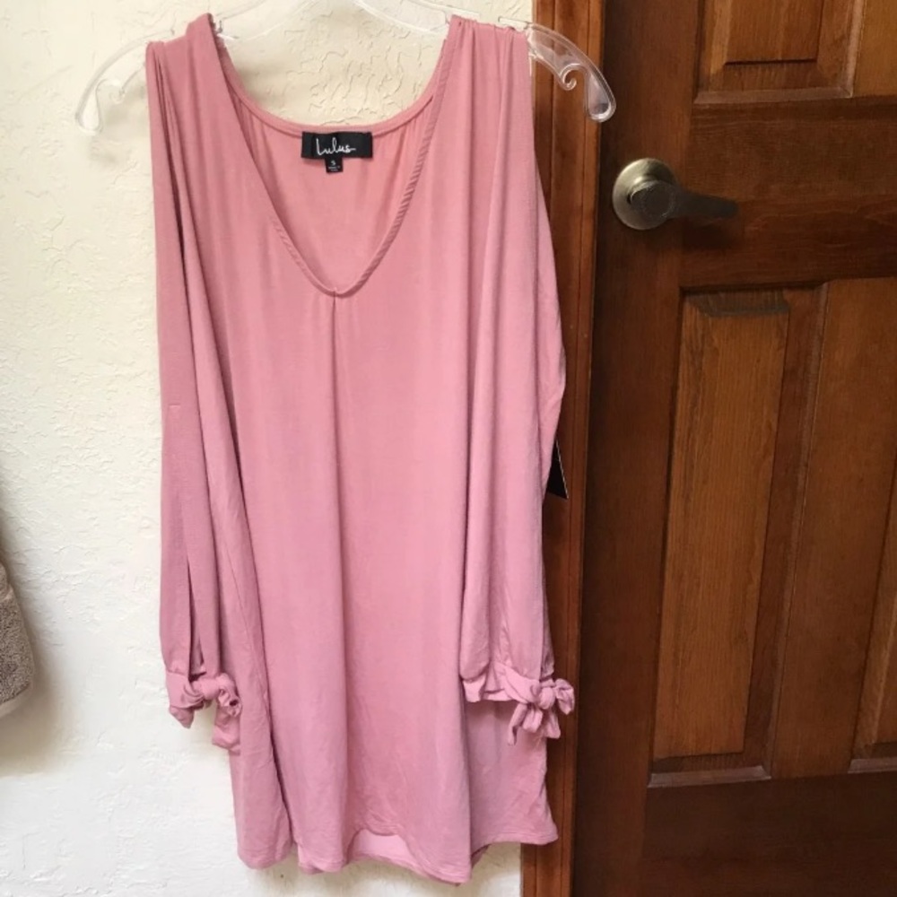 Lulu’s Glory of Love Mauve Shift Dress